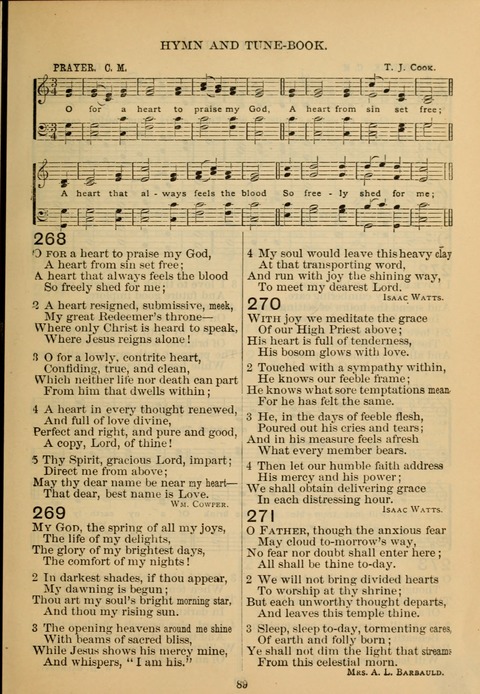 New Christian Hymn and Tune Book page 88