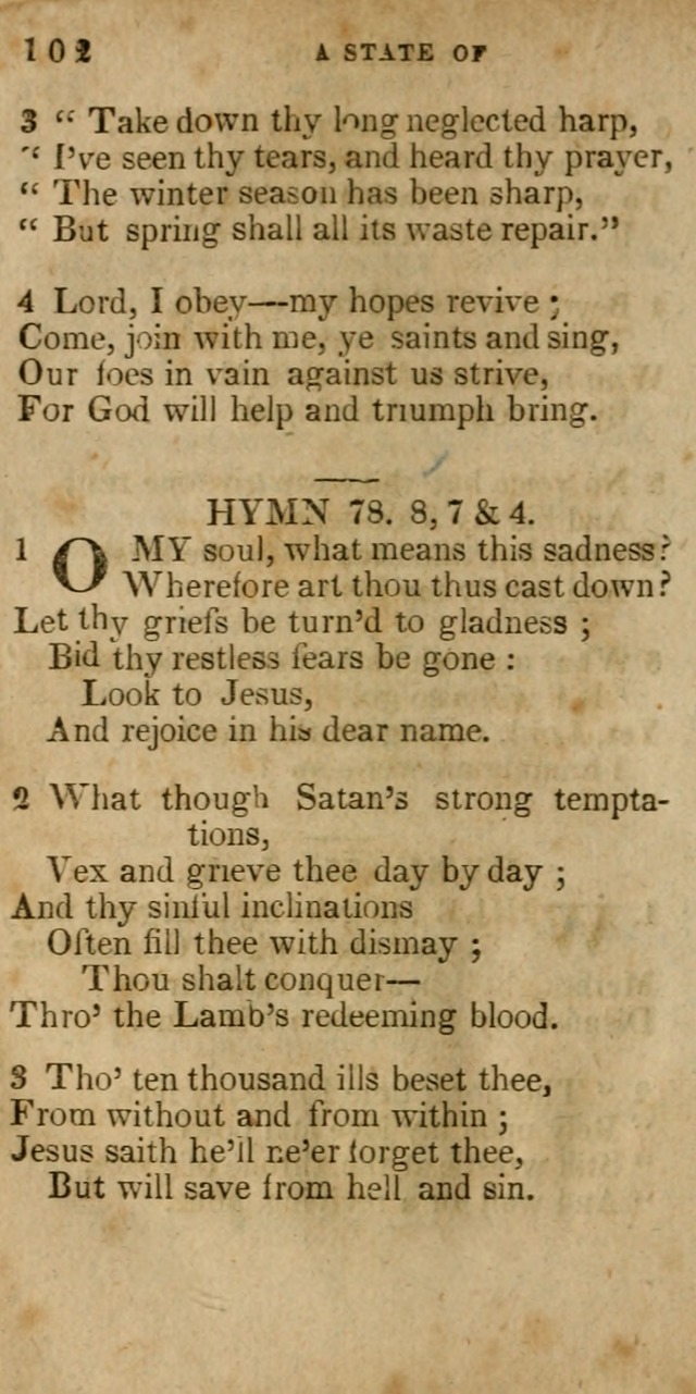 The New England Collection of Hymns and Spiritual Songs: adapted to prayer, conference and camp-meetings page 108