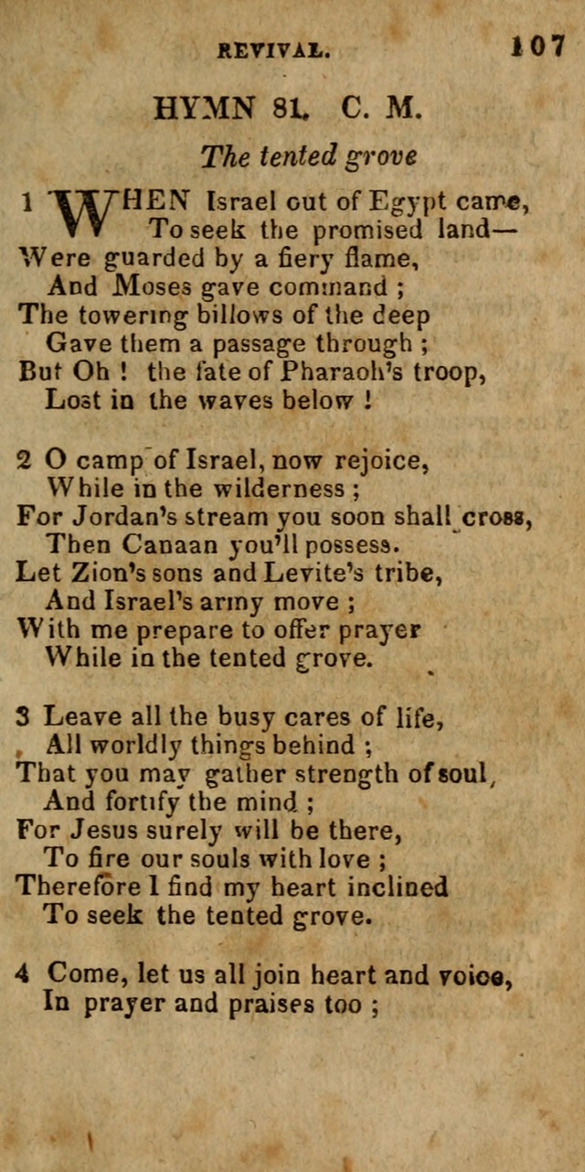 The New England Collection of Hymns and Spiritual Songs: adapted to prayer, conference and camp-meetings page 113