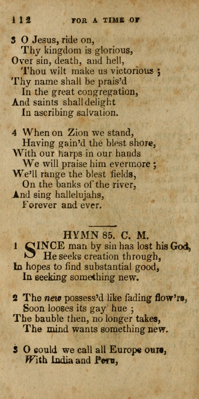 The New England Collection of Hymns and Spiritual Songs: adapted to prayer, conference and camp-meetings page 118