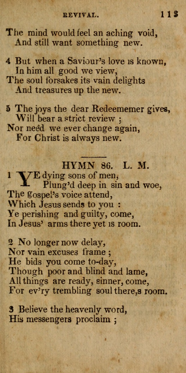 The New England Collection of Hymns and Spiritual Songs: adapted to prayer, conference and camp-meetings page 119