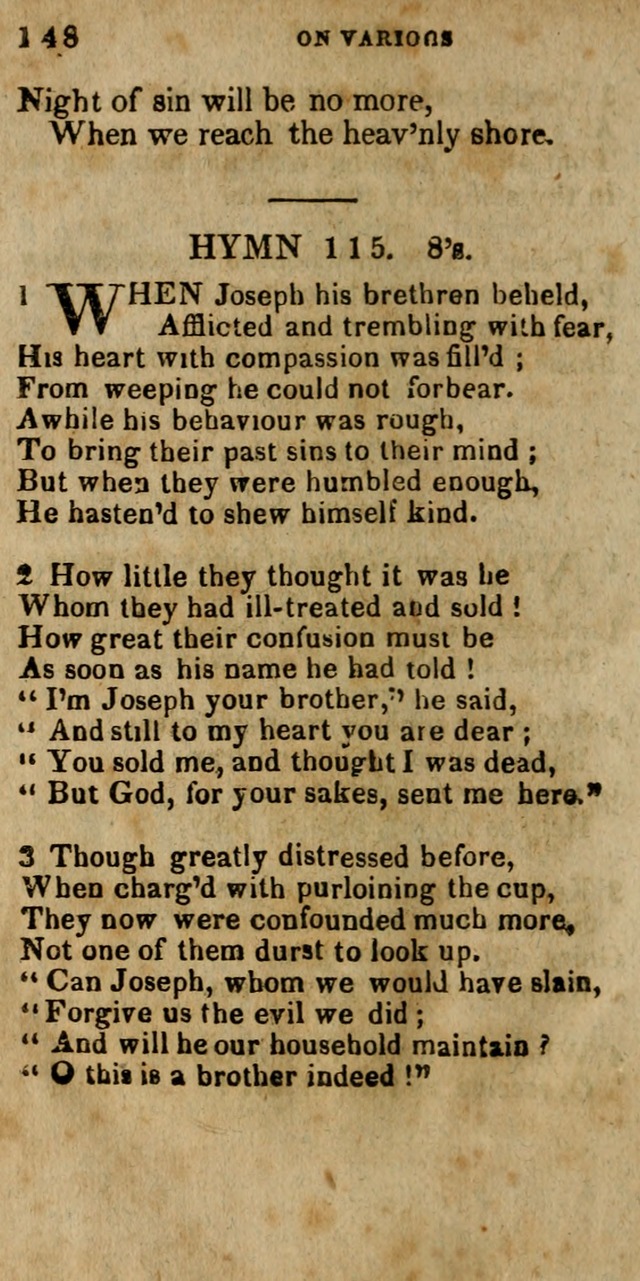 The New England Collection of Hymns and Spiritual Songs: adapted to prayer, conference and camp-meetings page 154