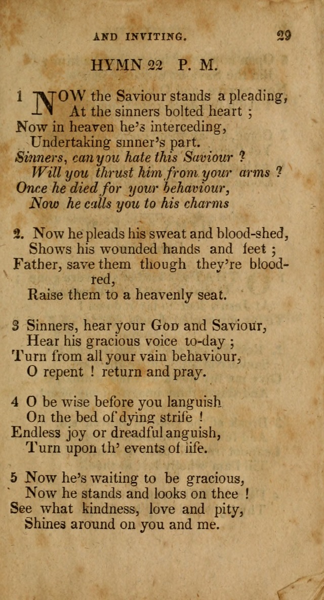 The New England Collection of Hymns and Spiritual Songs: adapted to prayer, conference and camp-meetings page 33
