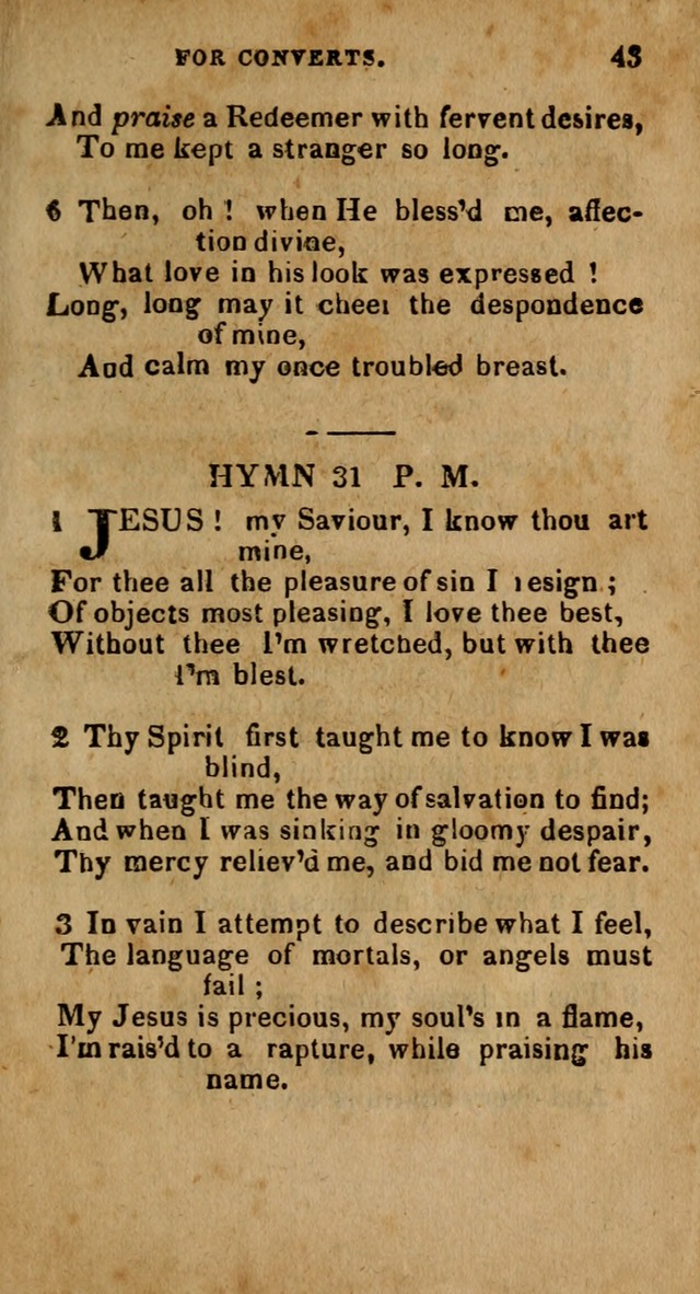 The New England Collection of Hymns and Spiritual Songs: adapted to prayer, conference and camp-meetings page 47