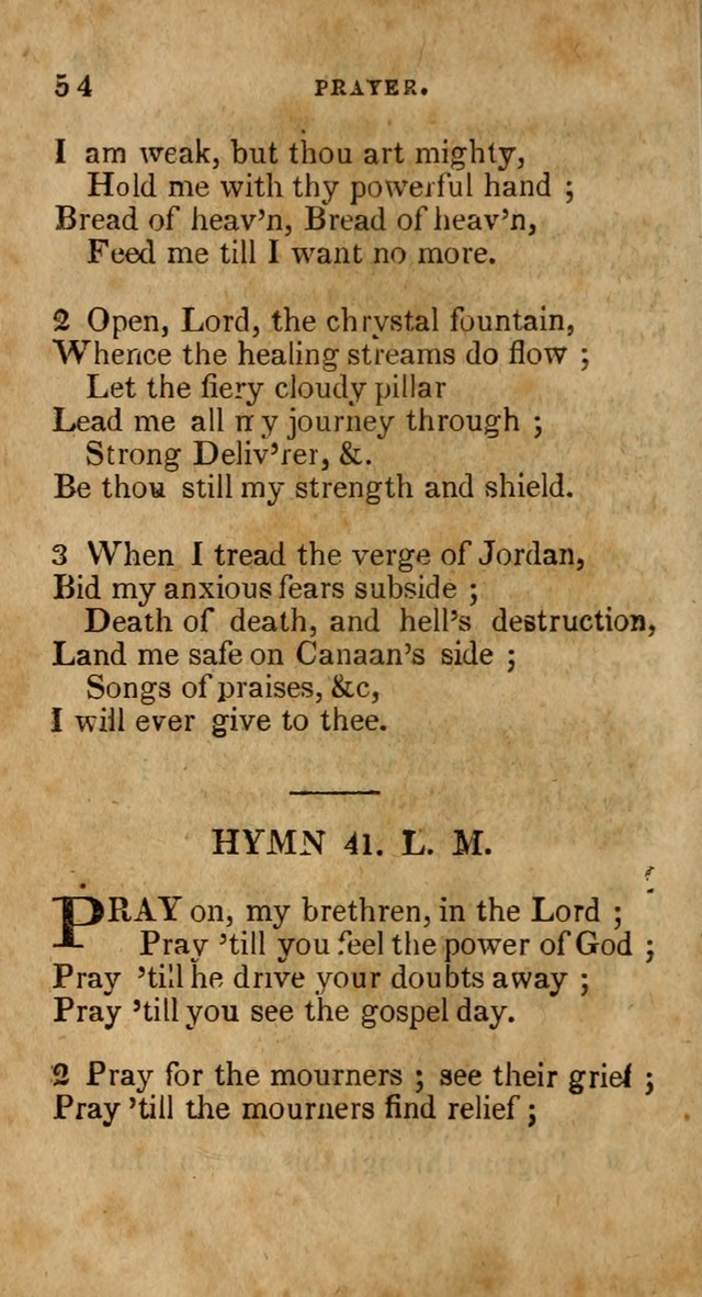 The New England Collection of Hymns and Spiritual Songs: adapted to prayer, conference and camp-meetings page 58