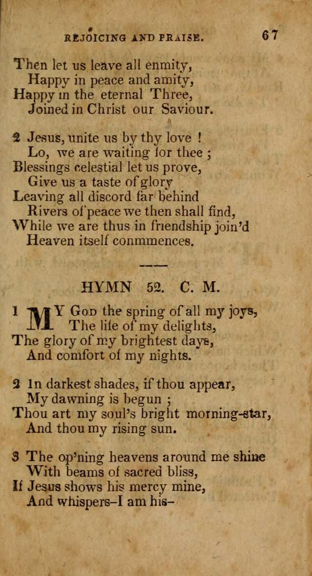 The New England Collection of Hymns and Spiritual Songs: adapted to prayer, conference and camp-meetings page 71
