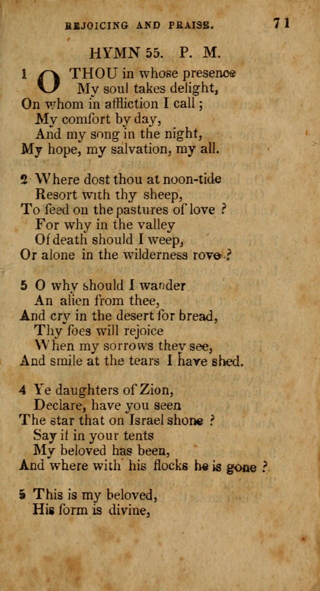 The New England Collection of Hymns and Spiritual Songs: adapted to prayer, conference and camp-meetings page 75