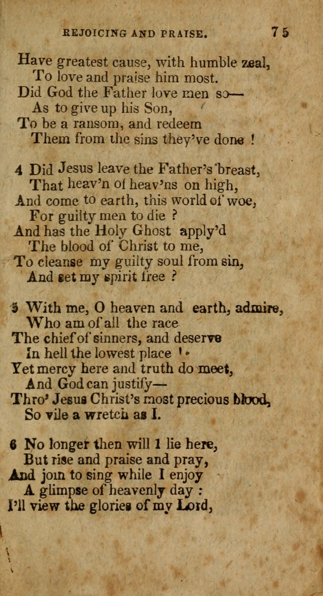 The New England Collection of Hymns and Spiritual Songs: adapted to prayer, conference and camp-meetings page 79