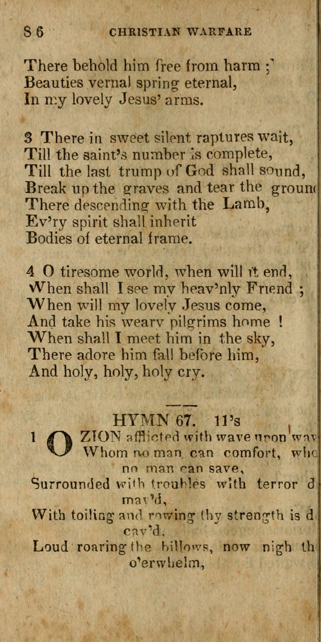 The New England Collection of Hymns and Spiritual Songs: adapted to prayer, conference and camp-meetings page 92