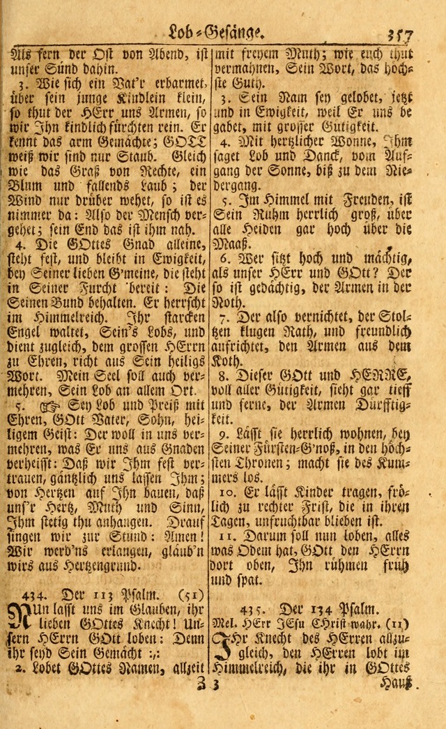 Neu-Eingerichtetes Gesang-Buch in Sich Haltend eine Sammlung (mehrentheils alter) Schöner lehr-reicher underbailicher Lieder... page 359