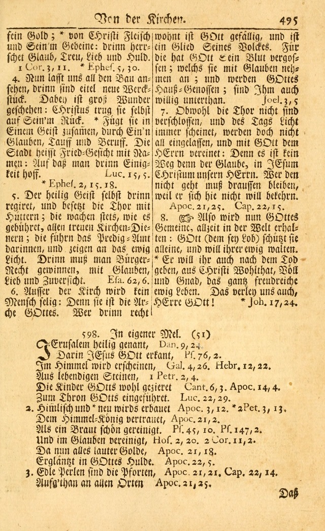 Neu-Eingerichtetes Gesang-Buch in Sich Haltend eine Sammlung (mehrentheils alter) Schöner lehr-reicher underbailicher Lieder... page 499