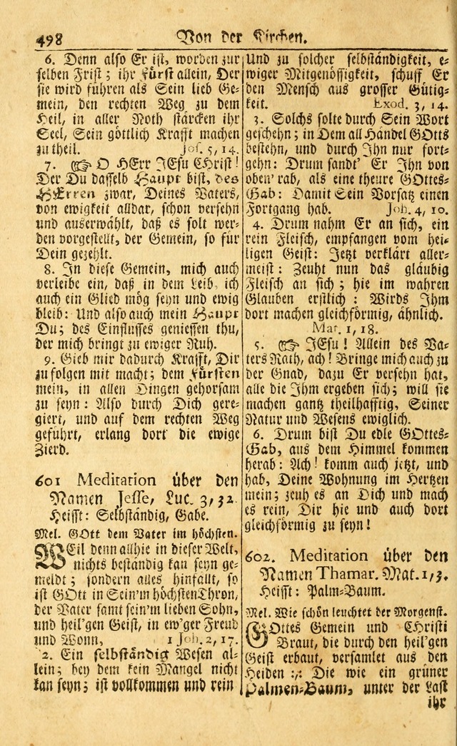 Neu-Eingerichtetes Gesang-Buch in Sich Haltend eine Sammlung (mehrentheils alter) Schöner lehr-reicher underbailicher Lieder... page 502
