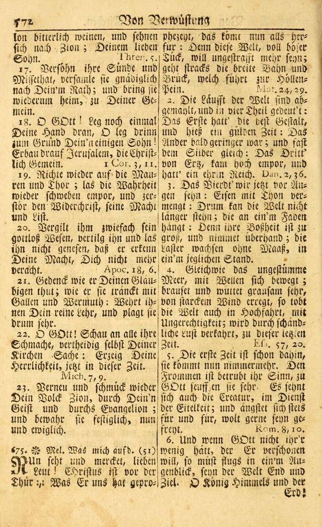 Neu-Eingerichtetes Gesang-Buch in Sich Haltend eine Sammlung (mehrentheils alter) Schöner lehr-reicher underbailicher Lieder... page 578