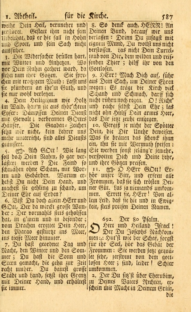Neu-Eingerichtetes Gesang-Buch in Sich Haltend eine Sammlung (mehrentheils alter) Schöner lehr-reicher underbailicher Lieder... page 593