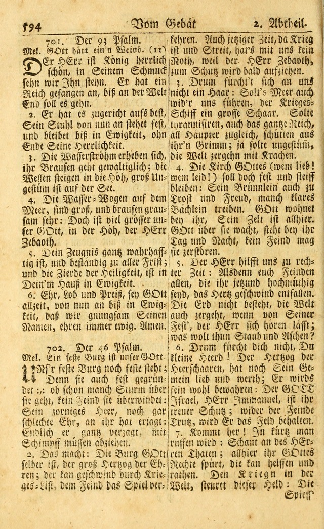Neu-Eingerichtetes Gesang-Buch in Sich Haltend eine Sammlung (mehrentheils alter) Schöner lehr-reicher underbailicher Lieder... page 600