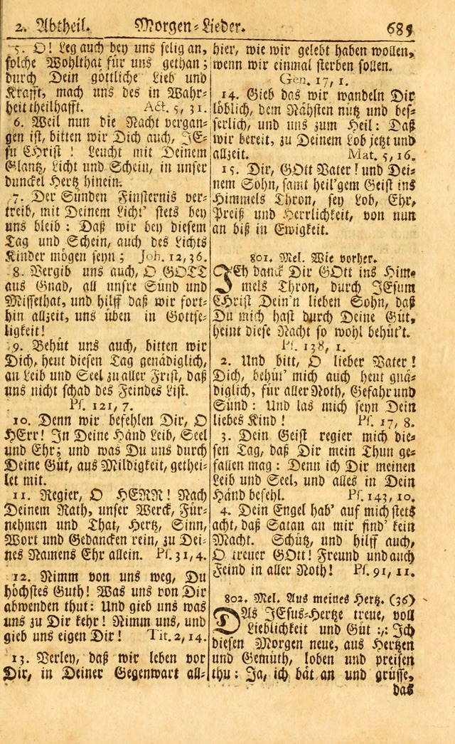 Neu-Eingerichtetes Gesang-Buch in Sich Haltend eine Sammlung (mehrentheils alter) Schöner lehr-reicher underbailicher Lieder... page 691