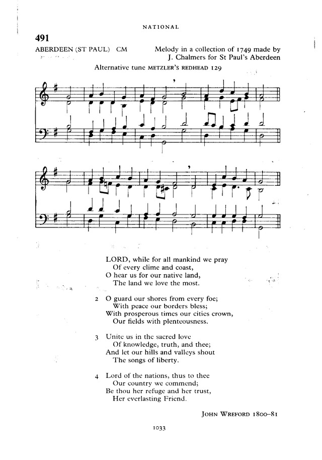 The New English Hymnal page 1034