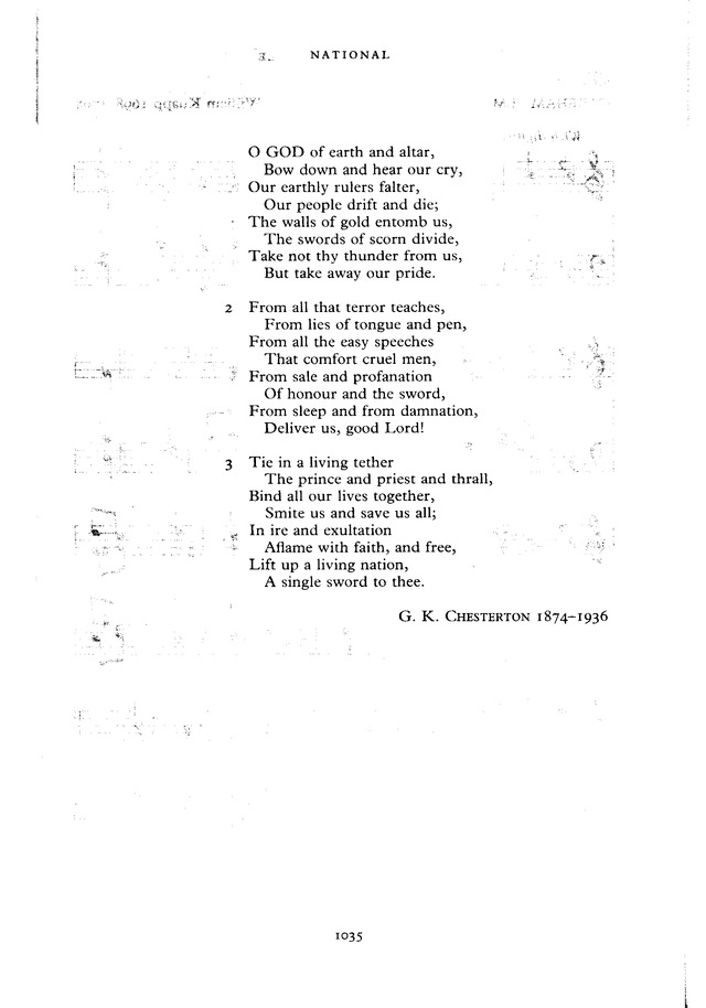 The New English Hymnal page 1036