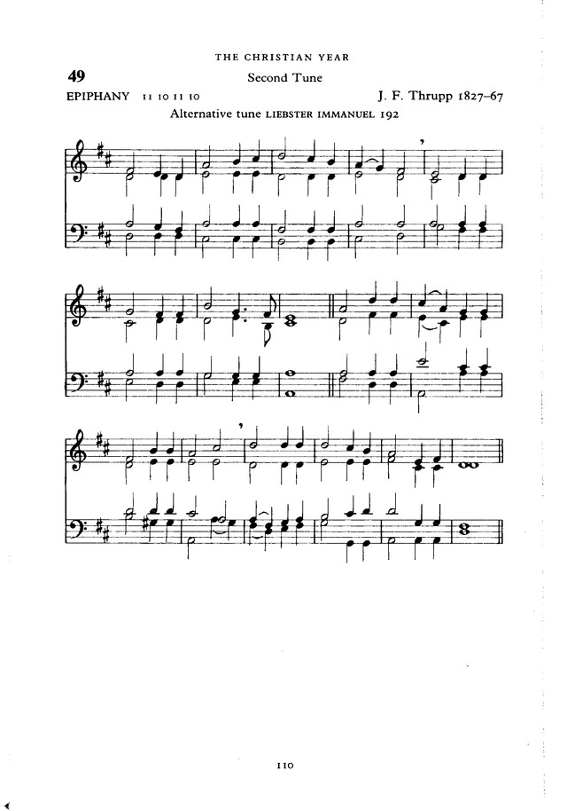 The New English Hymnal page 110