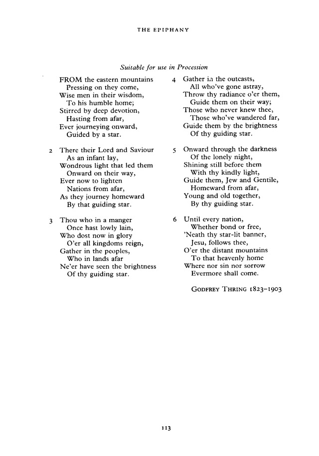 The New English Hymnal page 113