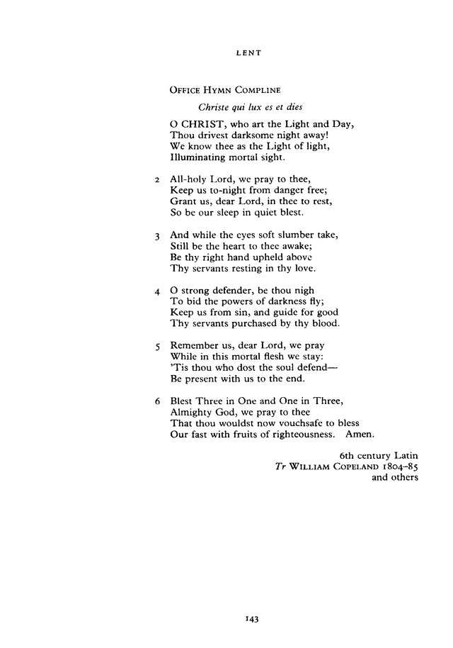 The New English Hymnal page 143