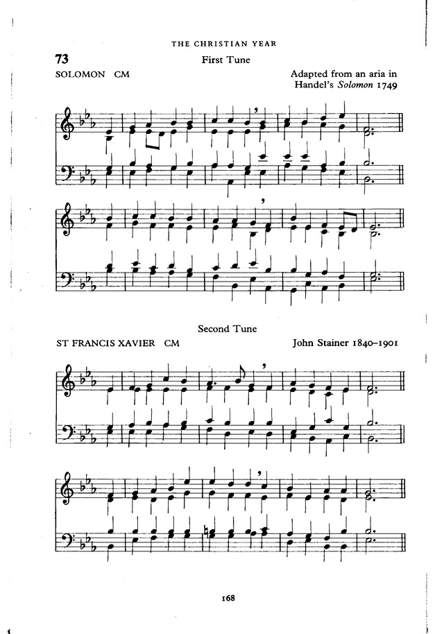 The New English Hymnal page 168