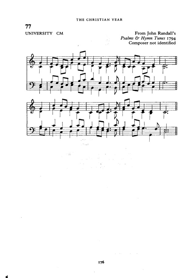 The New English Hymnal page 176