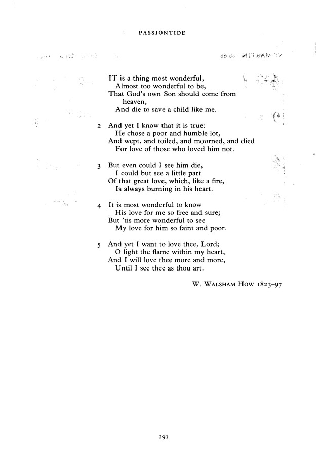 The New English Hymnal page 191
