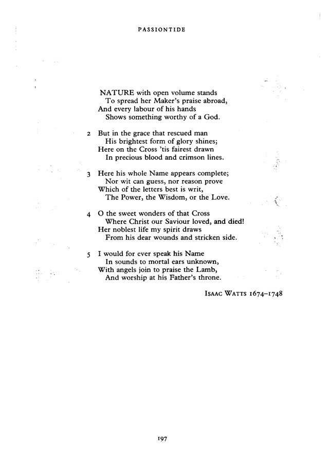 The New English Hymnal page 197