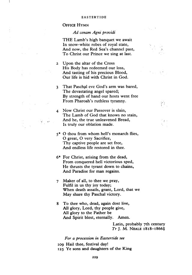 The New English Hymnal page 229