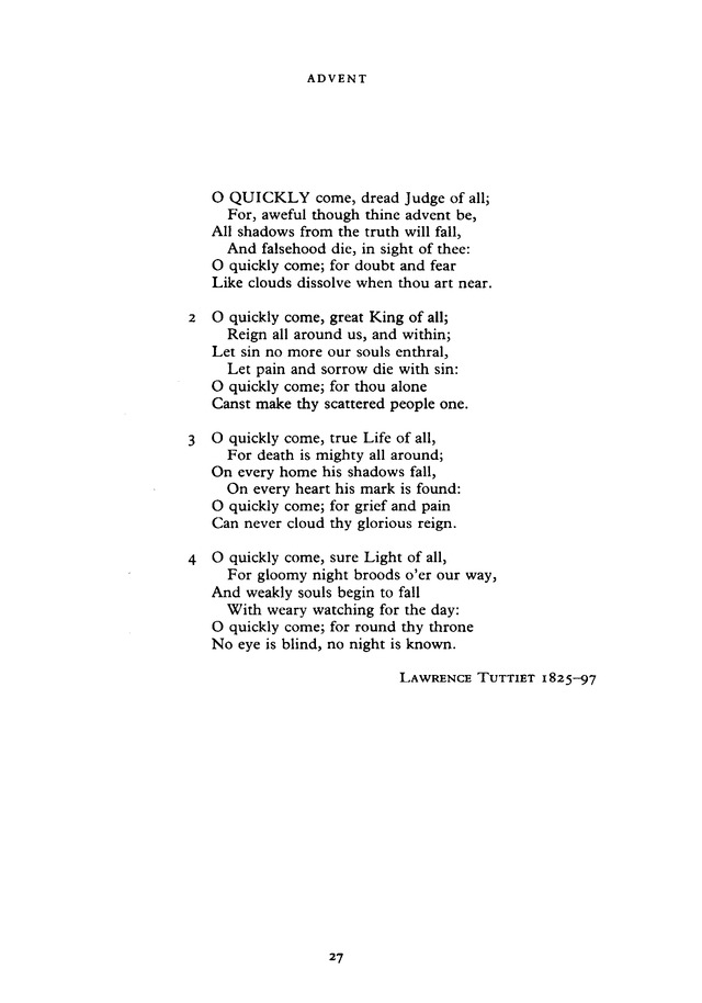 The New English Hymnal page 27