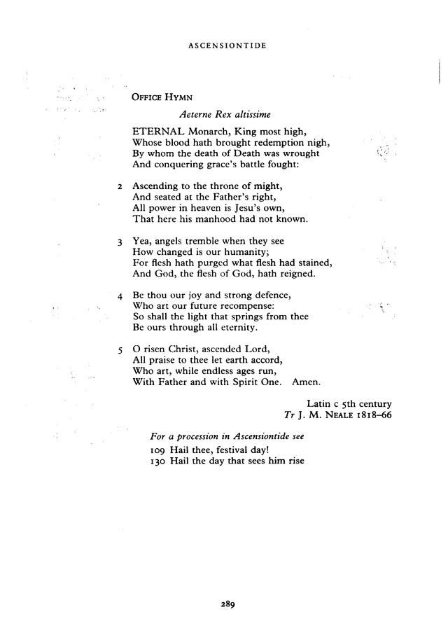 The New English Hymnal page 289