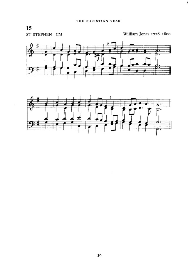 The New English Hymnal page 30