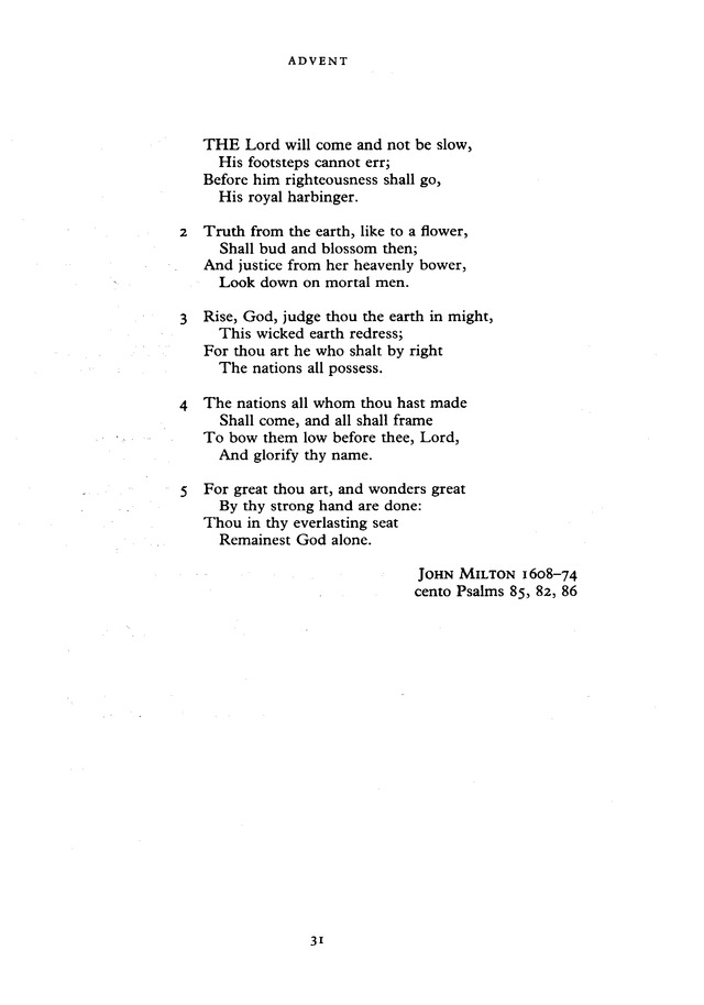 The New English Hymnal page 31