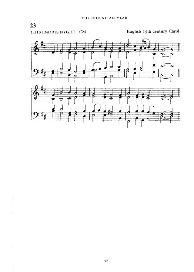 The New English Hymnal page 50