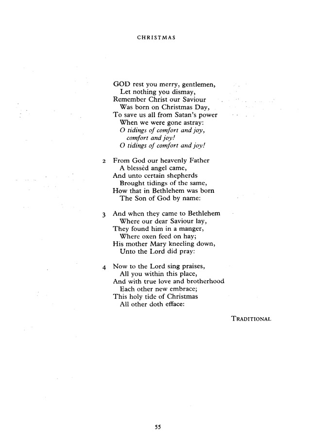 The New English Hymnal page 55