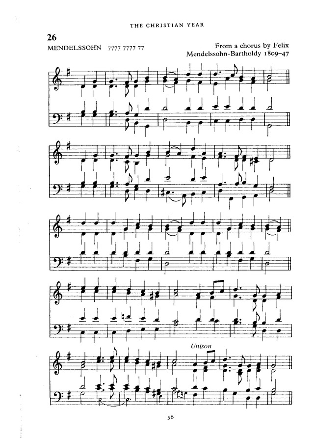 The New English Hymnal page 56