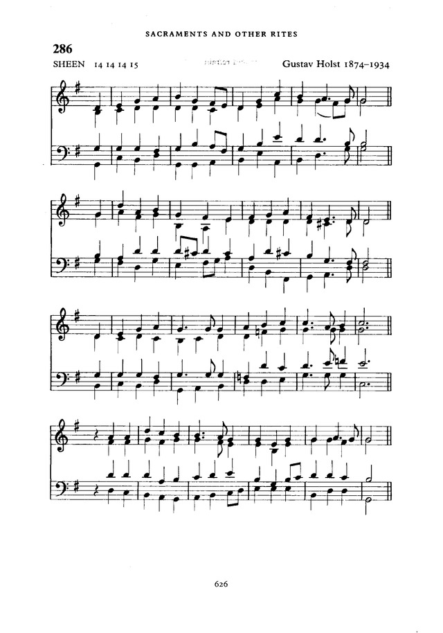 The New English Hymnal page 627