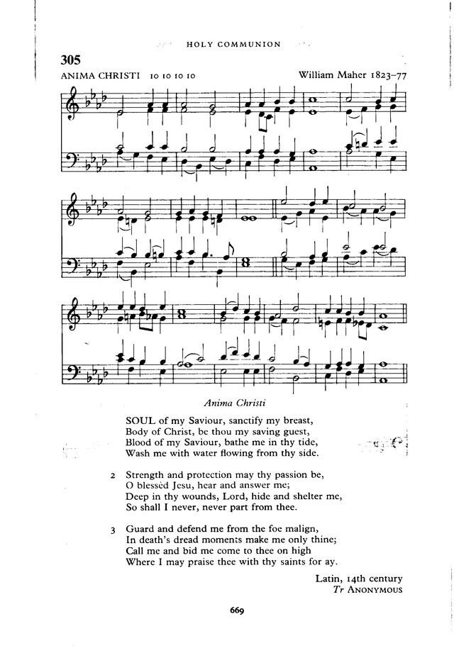 The New English Hymnal page 670