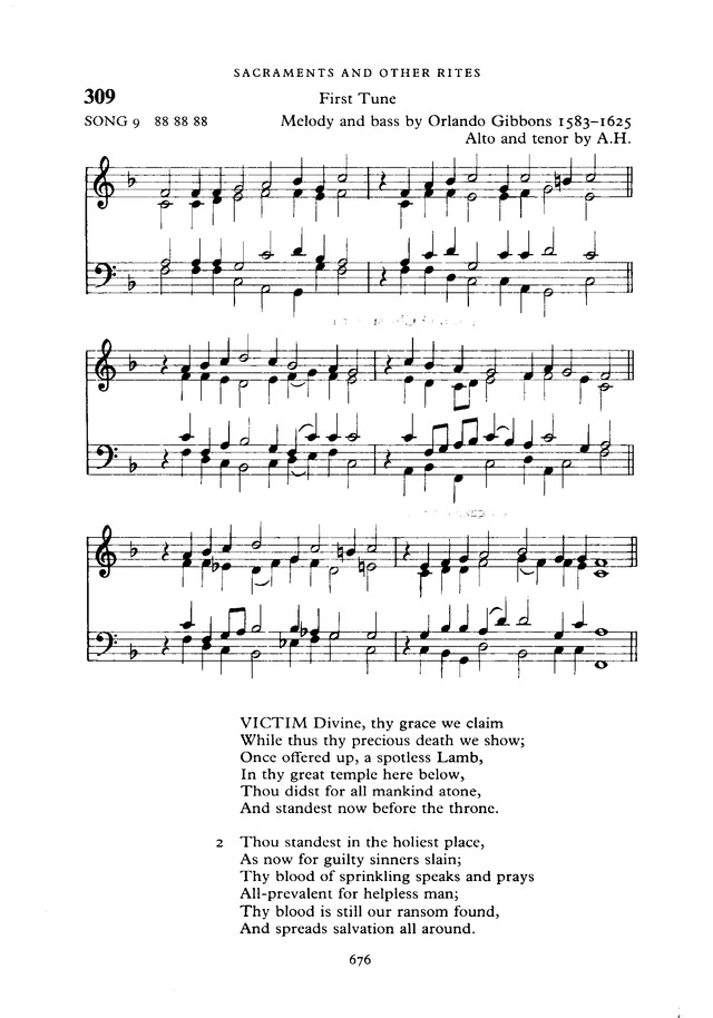 The New English Hymnal page 677