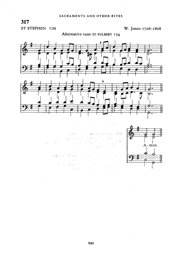 The New English Hymnal page 691