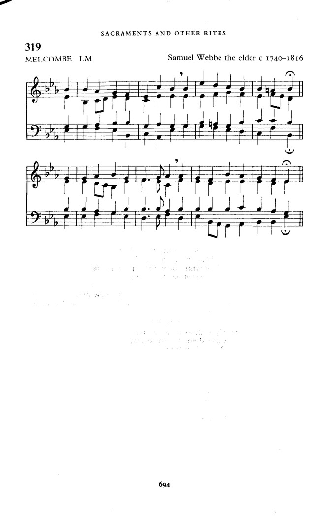 The New English Hymnal page 695