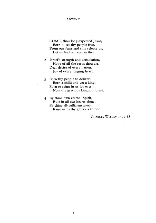 The New English Hymnal page 7