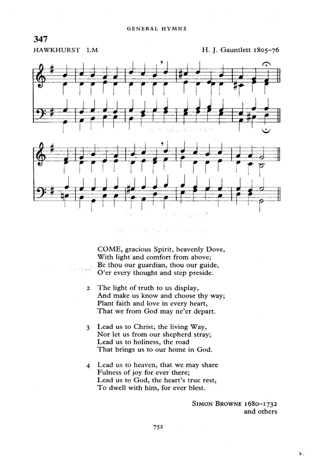 The New English Hymnal page 753
