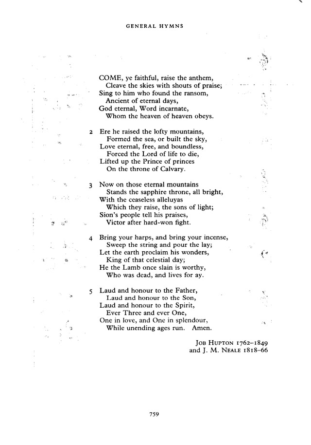The New English Hymnal page 760