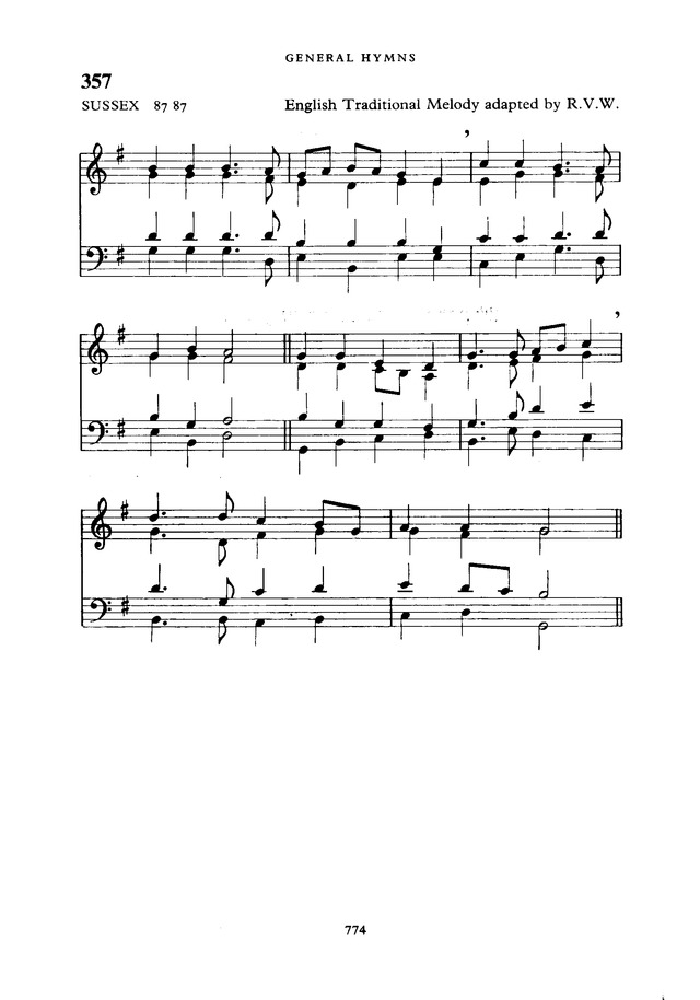 The New English Hymnal page 775