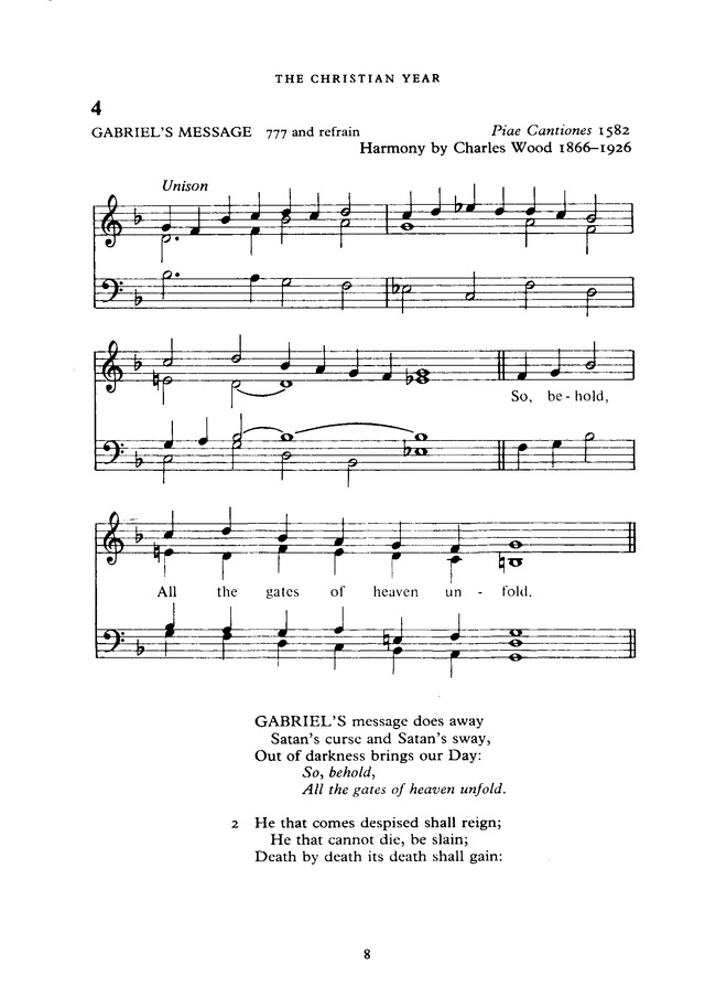 The New English Hymnal page 8