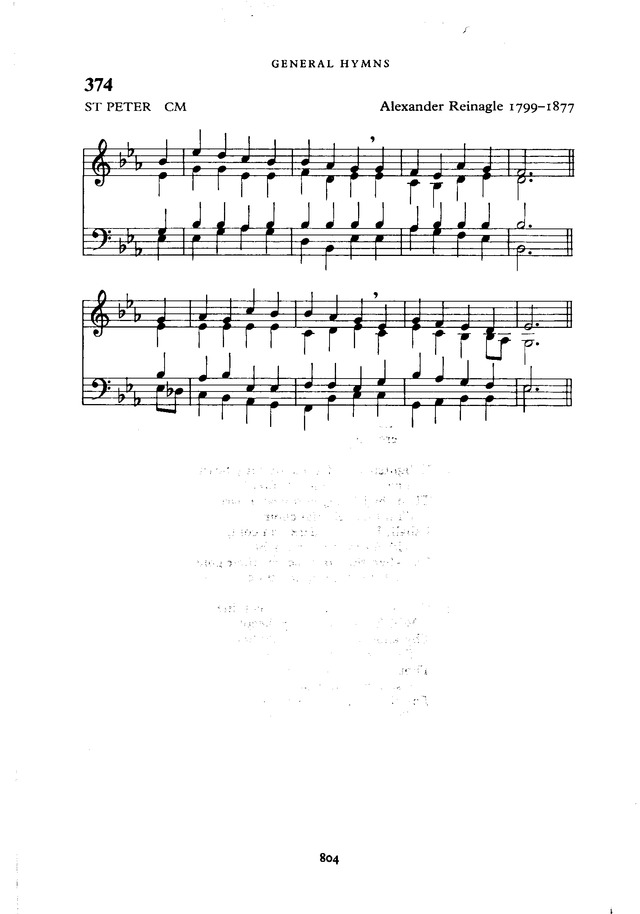 The New English Hymnal page 805