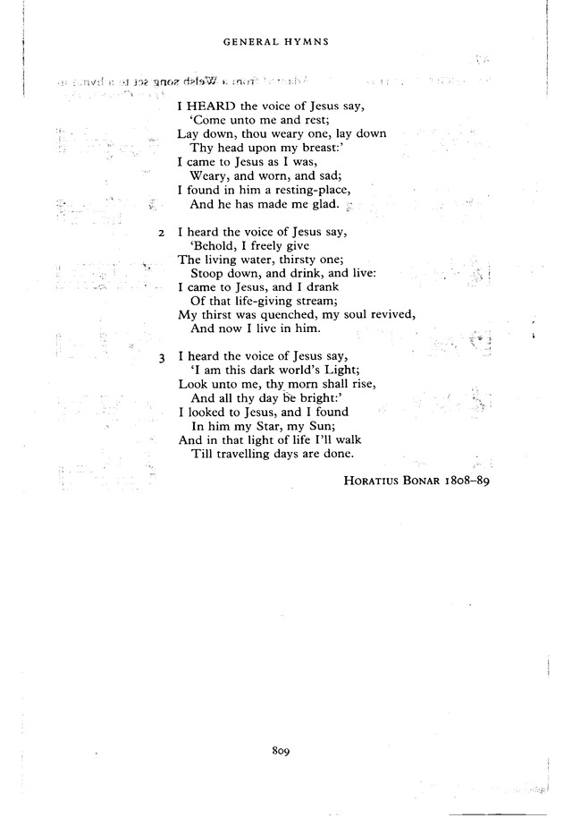 The New English Hymnal page 810