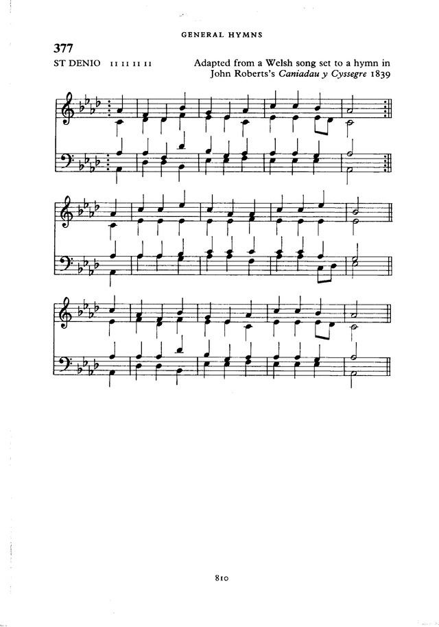 The New English Hymnal page 811